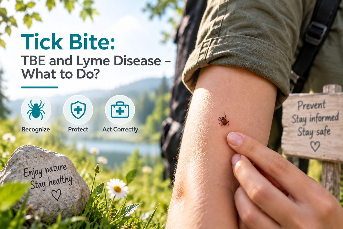 Tick Bite: TBE and Lyme Disease – What to Do?